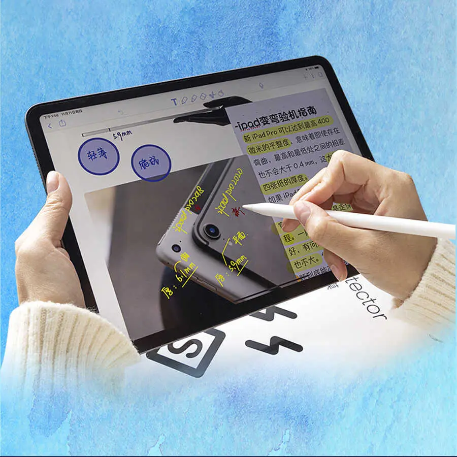 iPad 10.2" (9. Nesil) Manyetik Çıkarılabilir Ekran Koruyucu - Wiwu