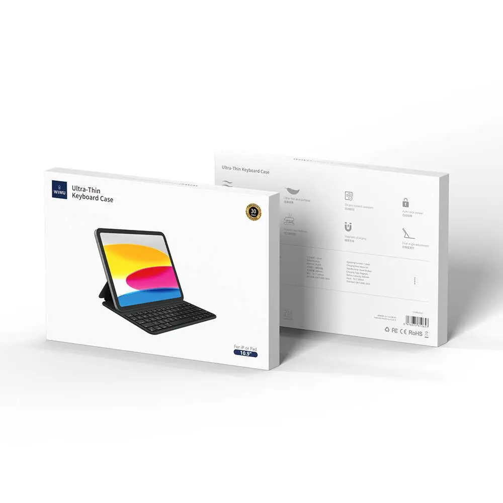 Apple iPad 10.9 2022 (10.Nesil) Wiwu F15 Klavyeli Standlı Magnetik Kılıf