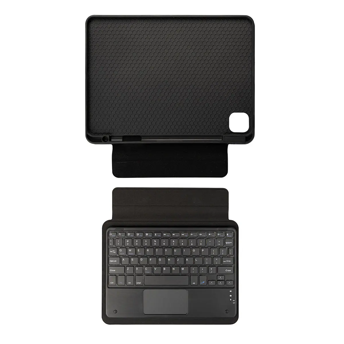 iPad 10.9" (10. Nesil) Bluetooth Klavyeli Standlı Tablet Kılıfı - Zore Border