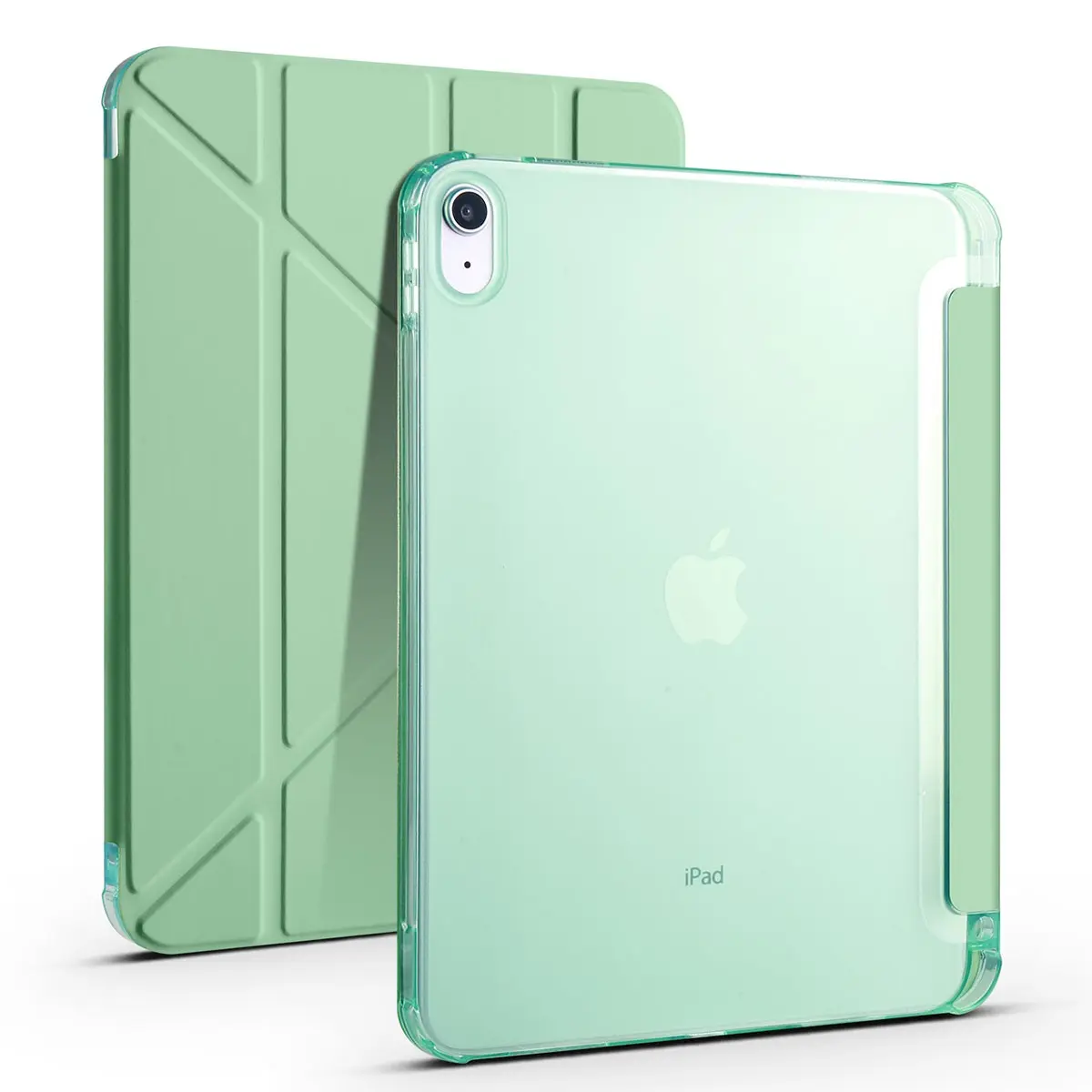 iPad 11" (A16) Standlı ve Kalem Bölmeli Tablet Kılıfı - Zore Tri Folding