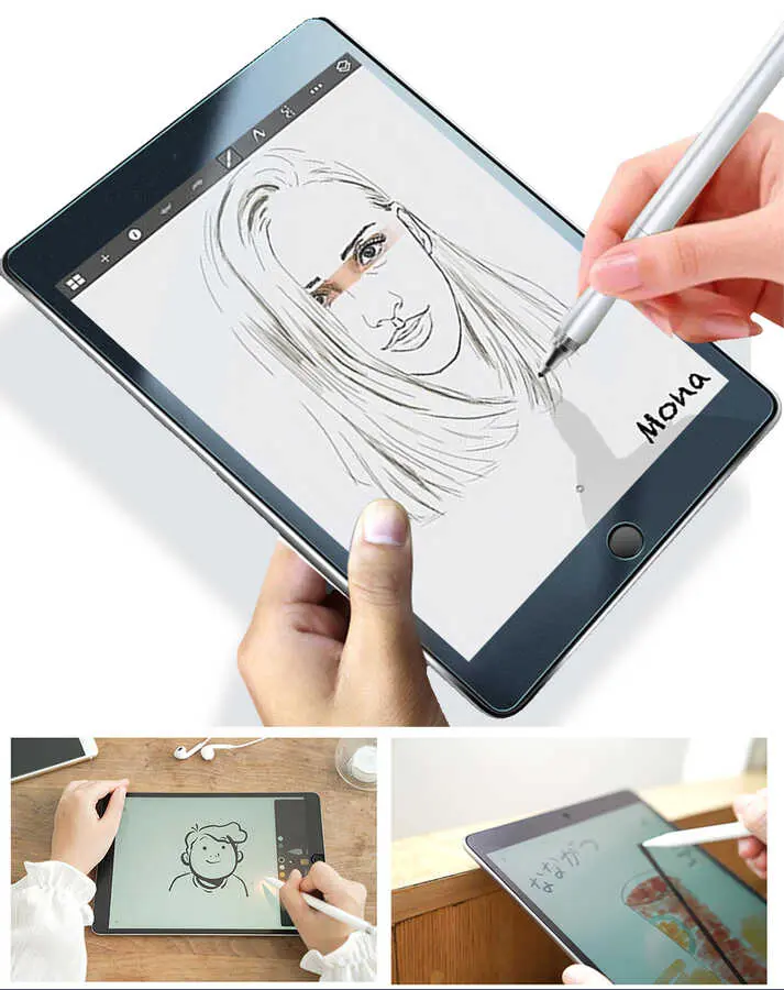 iPad 9.7 2018 (6. Nesil) Kağıt Hisli Ekran Koruyucu - Wiwu iPaper Like