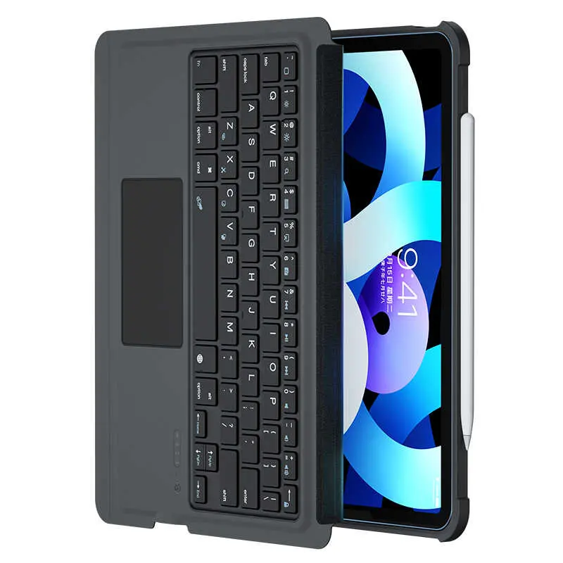 iPad Air 10.9 2020 Kablosuz Klavyeli Kılıf - Benks Multifunctional