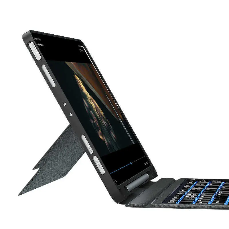 iPad Air 10.9 2020 Klavyeli Standlı Kılıf - Wiwu Mag Touch
