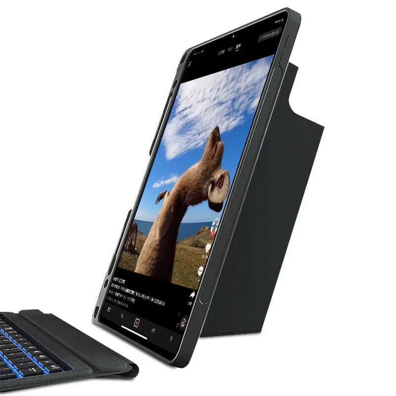 iPad Air 10.9 2020 Klavyeli Standlı Kılıf - Wiwu Mag Touch