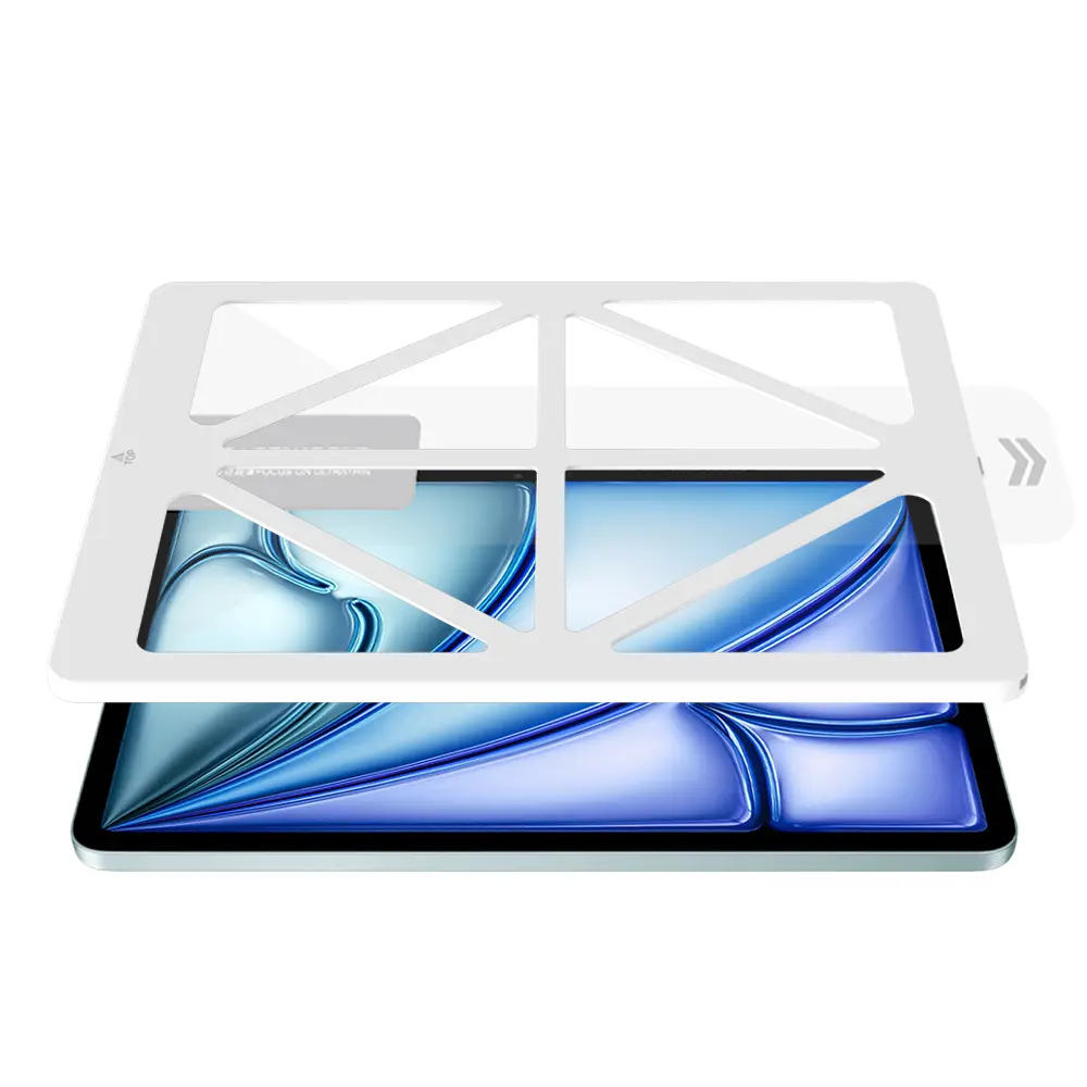 iPad Air 11" (M2) Temperli Cam Ekran Koruyucu - CaseWorld Steel Shield