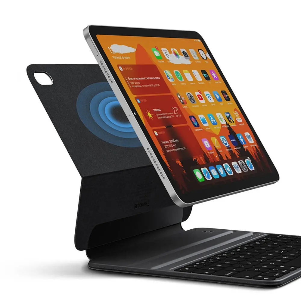 iPad Air 11" (M2) Klavyeli Standlı Manyetik Kılıf - Wiwu F16