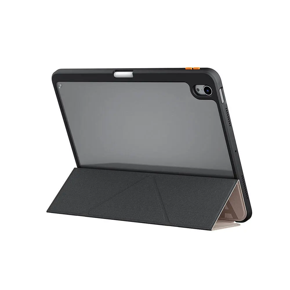 iPad Air 11" (M3) Standlı Şeffaf Arka Kapaklı Kılıf - Skinarma Gamma