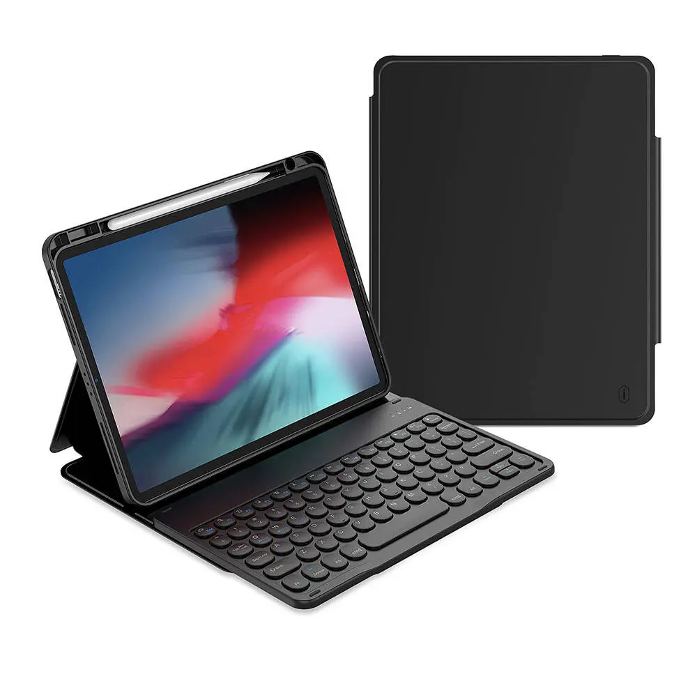 iPad Air 11" (M3) Klavyeli Kılıf, Gizli Kalem Bölmeli - Wiwu Protective