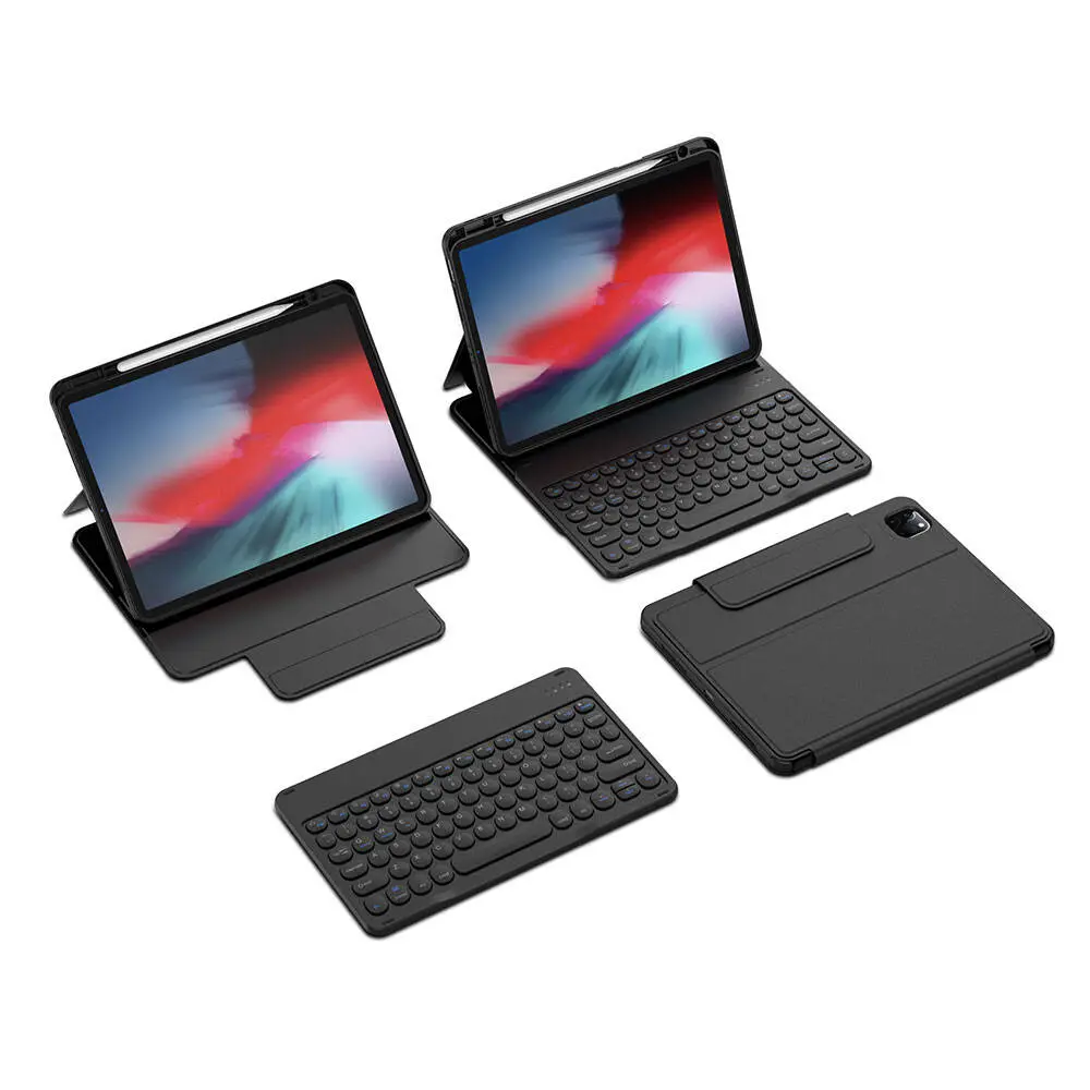 iPad Air 11" (M3) Klavyeli Kılıf, Gizli Kalem Bölmeli - Wiwu Protective