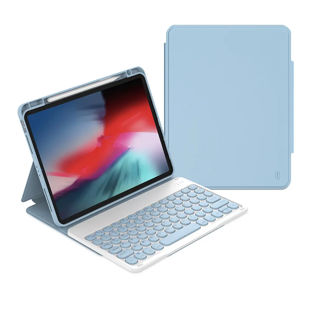 iPad Air 11" (M3) Klavyeli Kılıf, Gizli Kalem Bölmeli - Wiwu Protective
