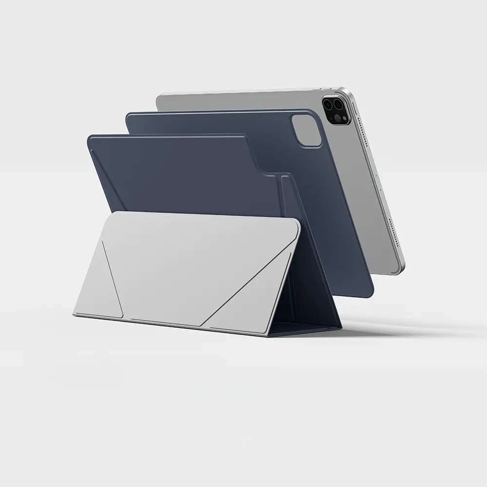 iPad Air 13" (M2) Katlanabilir Manyetik Standlı Kılıf - Amazingthing Matte Pro Mag Folio