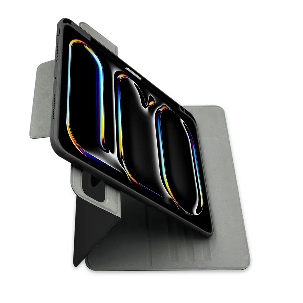 iPad Air 13" (M2) Ayrılabilir Kalem Bölmeli Standlı Kılıf - Raptic Spin Detachable Folio