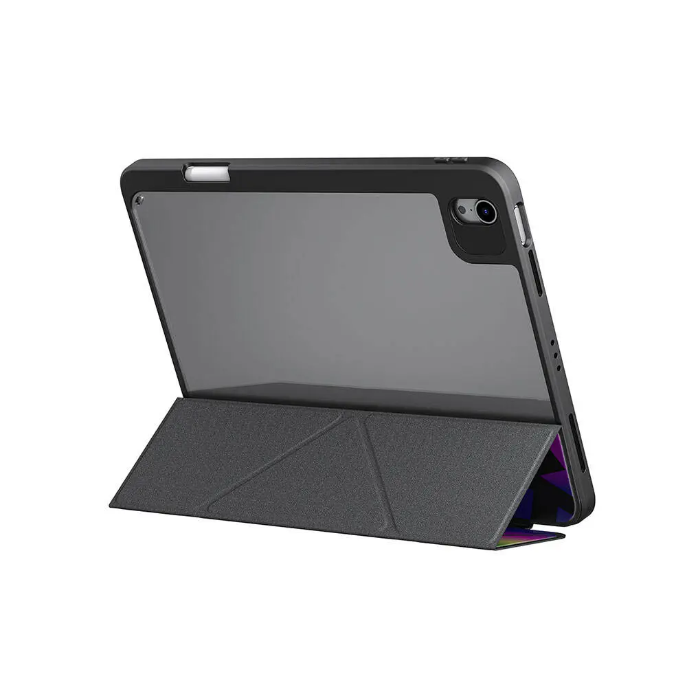 iPad Air 13" (M3) Manyetik Şeffaf Kılıf, Katlanabilir Standlı - Skinarma Kira Kobai