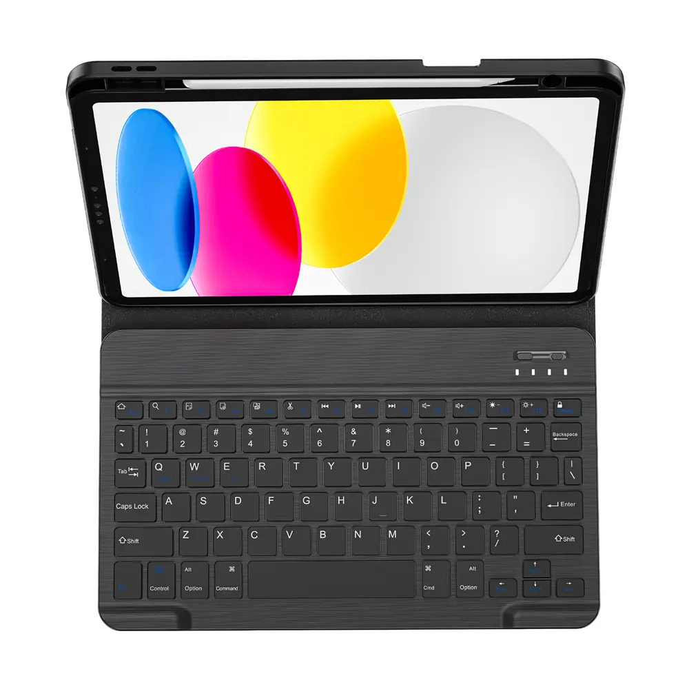 Apple iPad Air 13 2025 M3 Wiwu Protective Gizli Kalem Bölmeli Klavyeli Kılıf