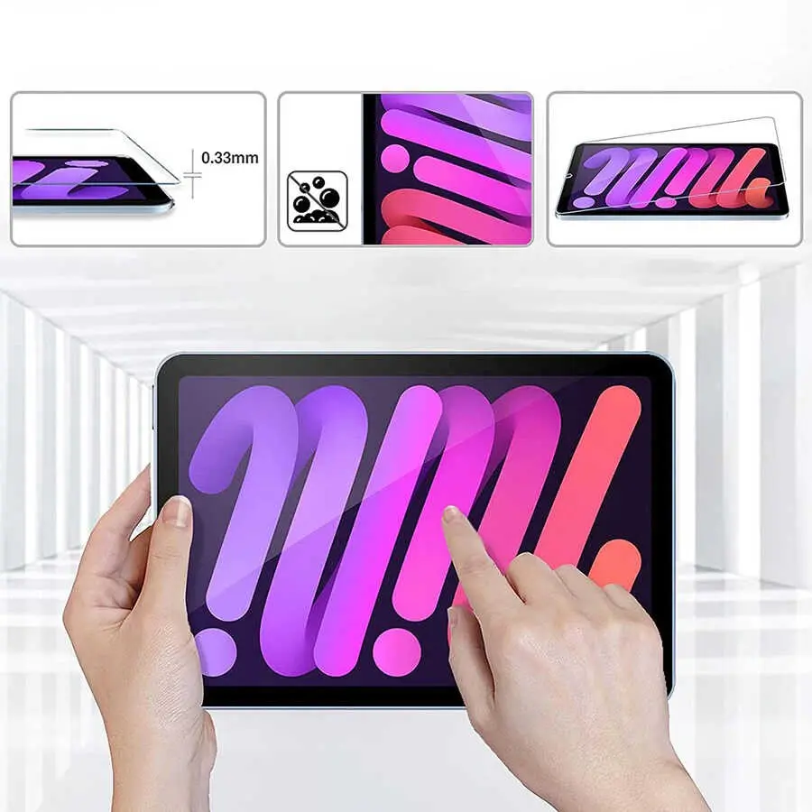 iPad Mini 6. Nesil Temperli Cam Ekran Koruyucu - Zore