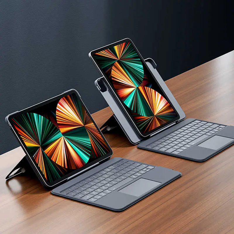 iPad Pro 11" (4. Nesil) Kablosuz Klavyeli Kılıf, Trackpadli - Benks KB01