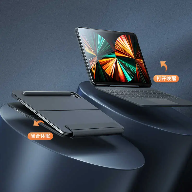 iPad Pro 11" (4. Nesil) Kablosuz Klavyeli Kılıf, Trackpadli - Benks KB01