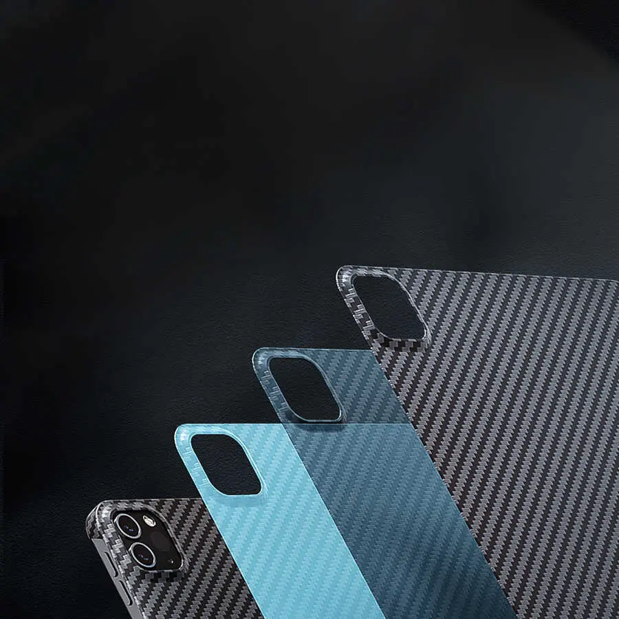 iPad Pro 11 inç (4. Nesil) Kevlar Karbon Fiber Kılıf - Benks Essential