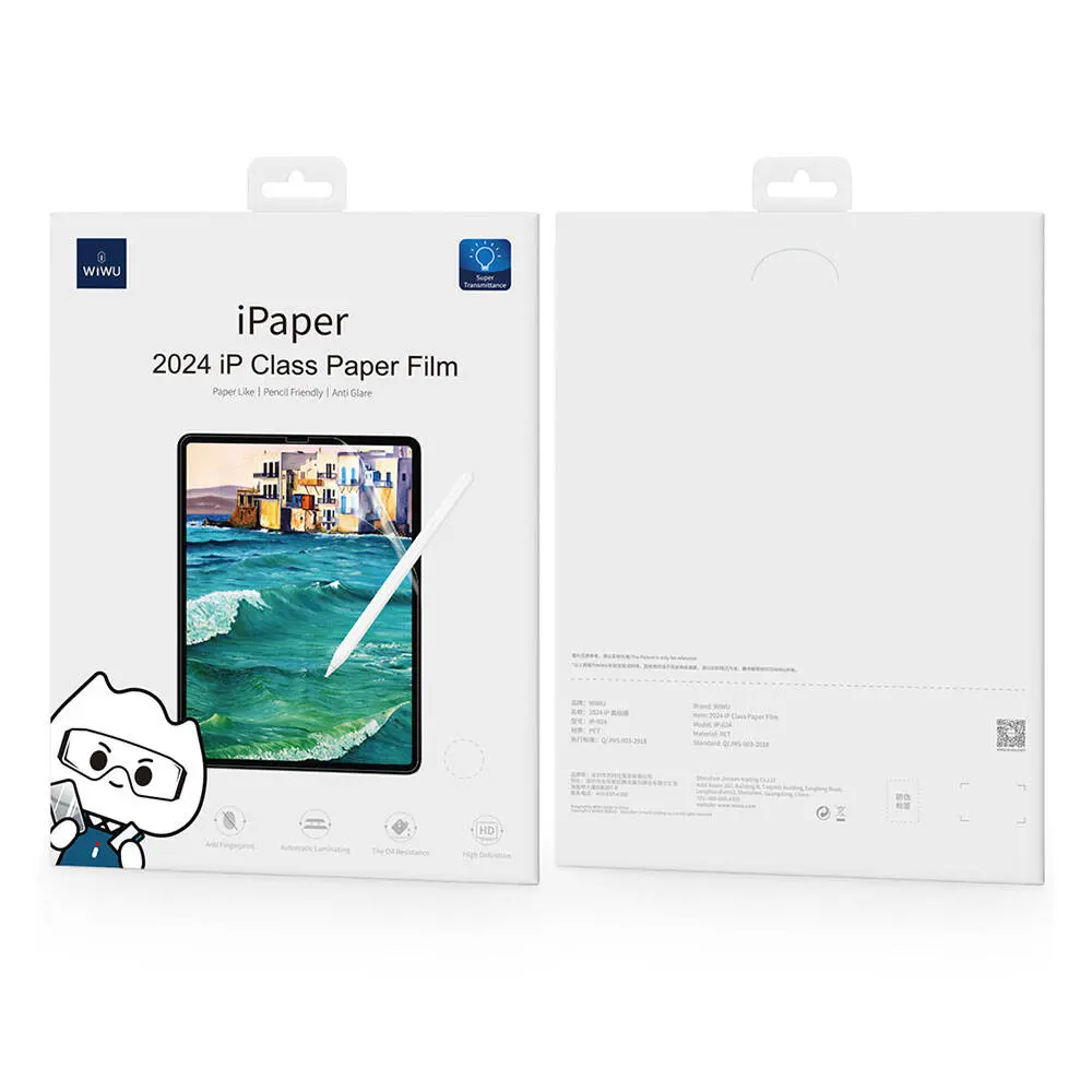 iPad Pro 11" (M4) Kağıt Hisli Ekran Koruyucu - Wiwu iPaper Like