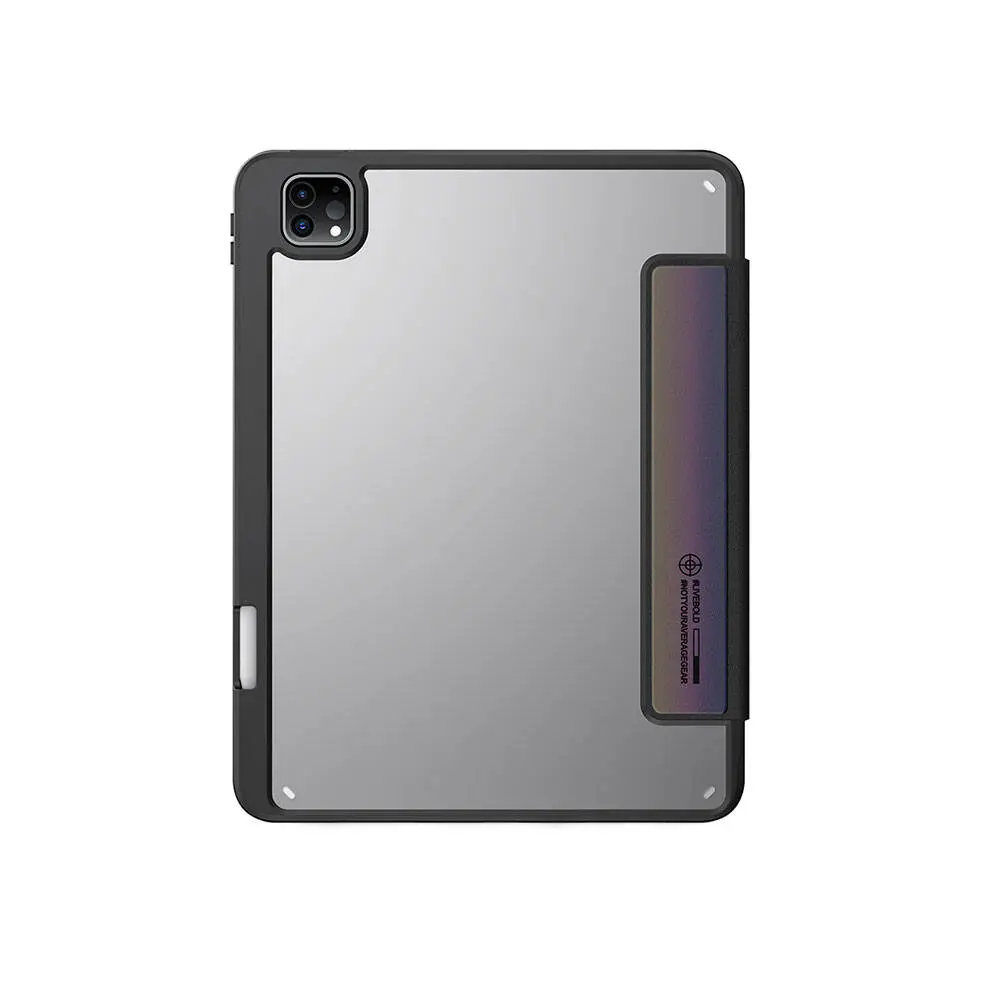 iPad Pro 11 inç (M4) Şeffaf Arka Magnetik Kılıf - Skinarma Kira Kobai