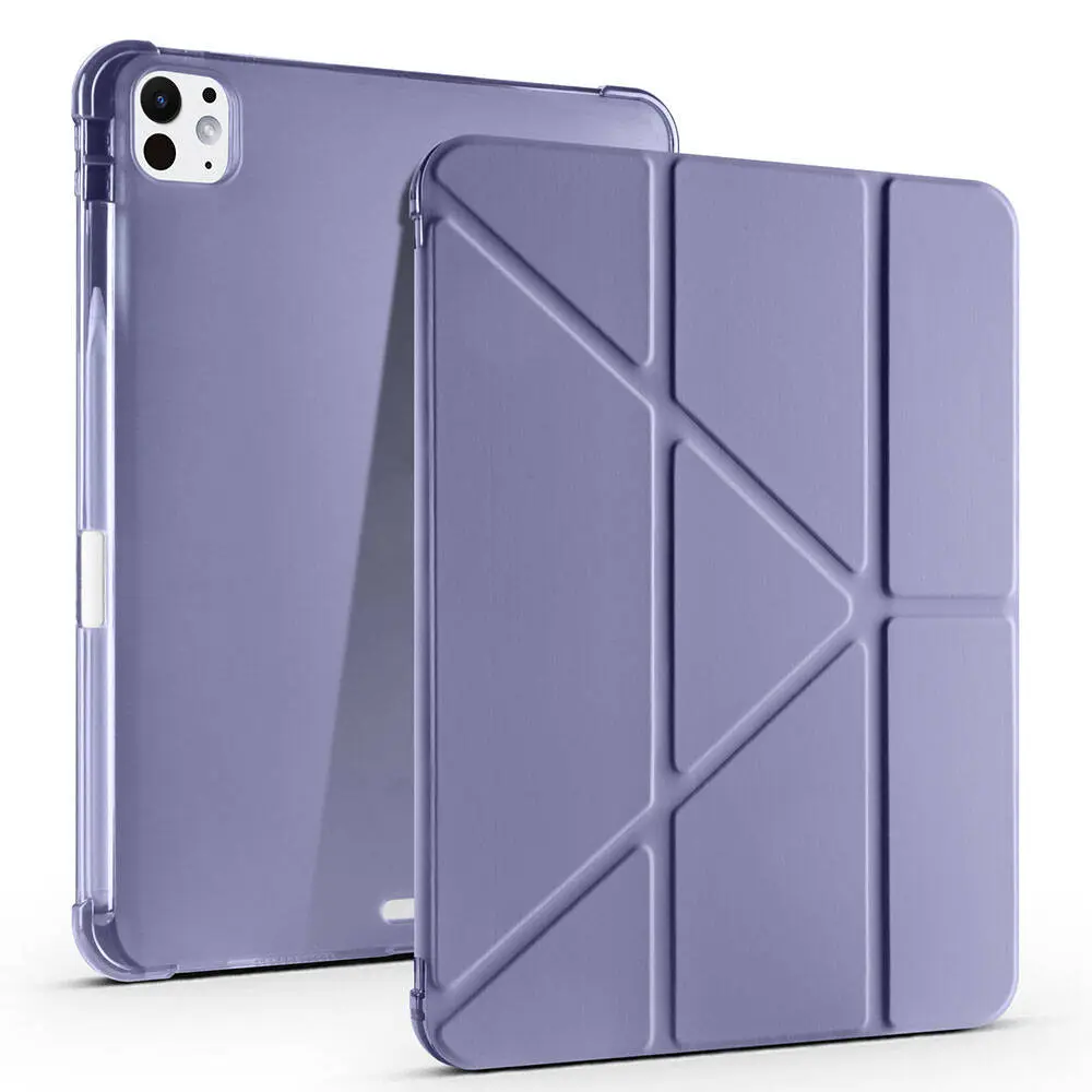 iPad Pro 11" (M4) Kalem Bölmeli Standlı Kılıf - Zore Tri Folding