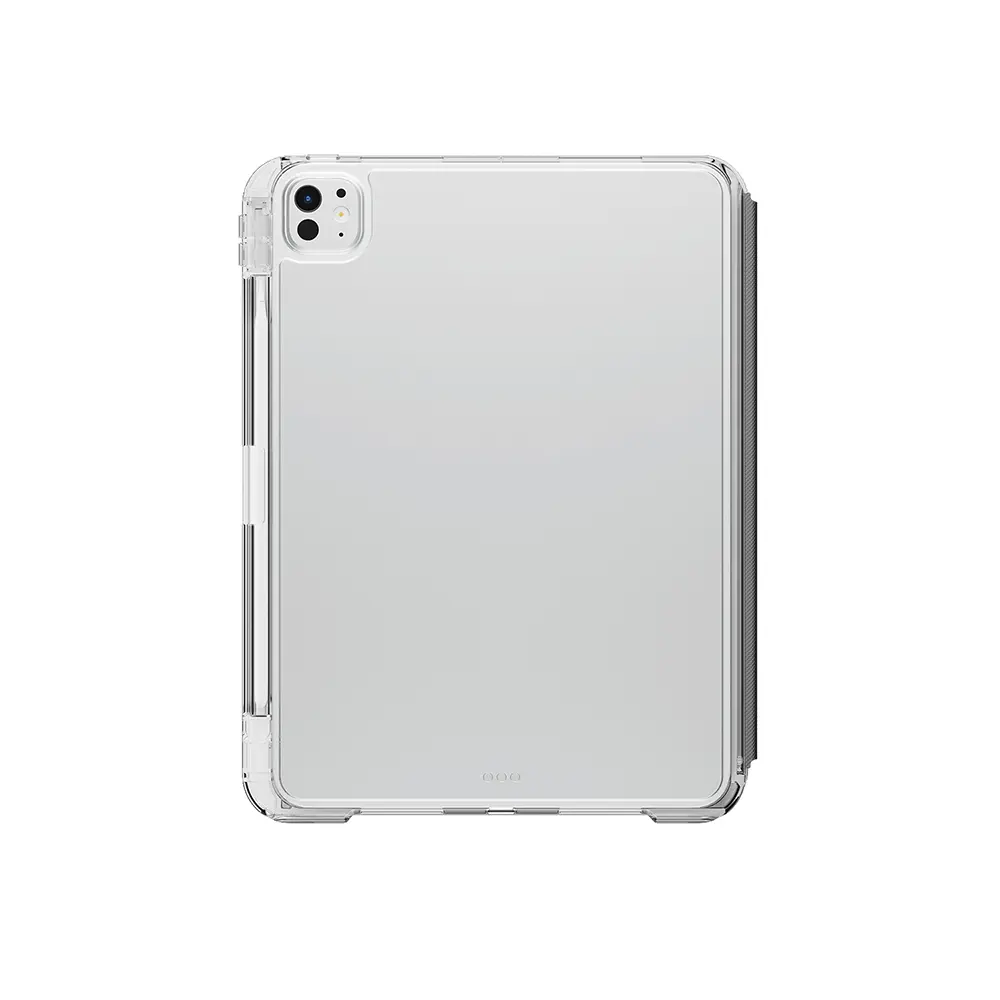 iPad Pro 11" (M5) Kalemlikli Şeffaf Standlı Manyetik Kılıf - Skinarma Zeta