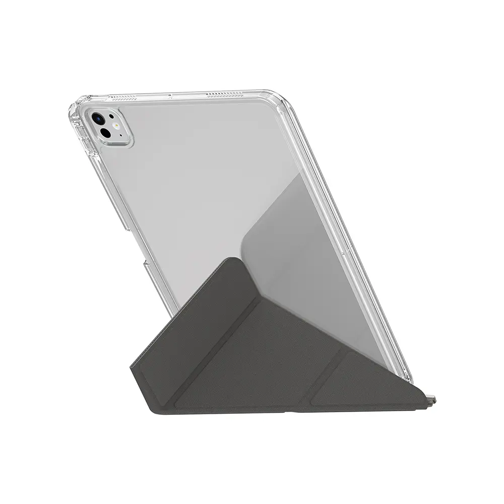 iPad Pro 11" (M5) Kalemlikli Şeffaf Standlı Manyetik Kılıf - Skinarma Zeta
