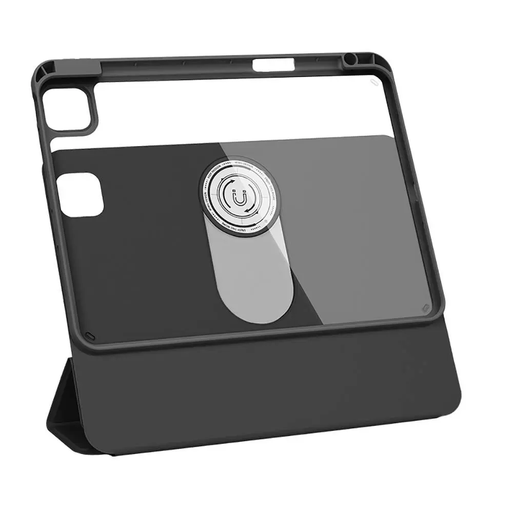 Apple iPad Pro 11 2025 M5 Wiwu 360° Dönebilen Standlı Magnetik Koruyucu Tablet Kılıfı