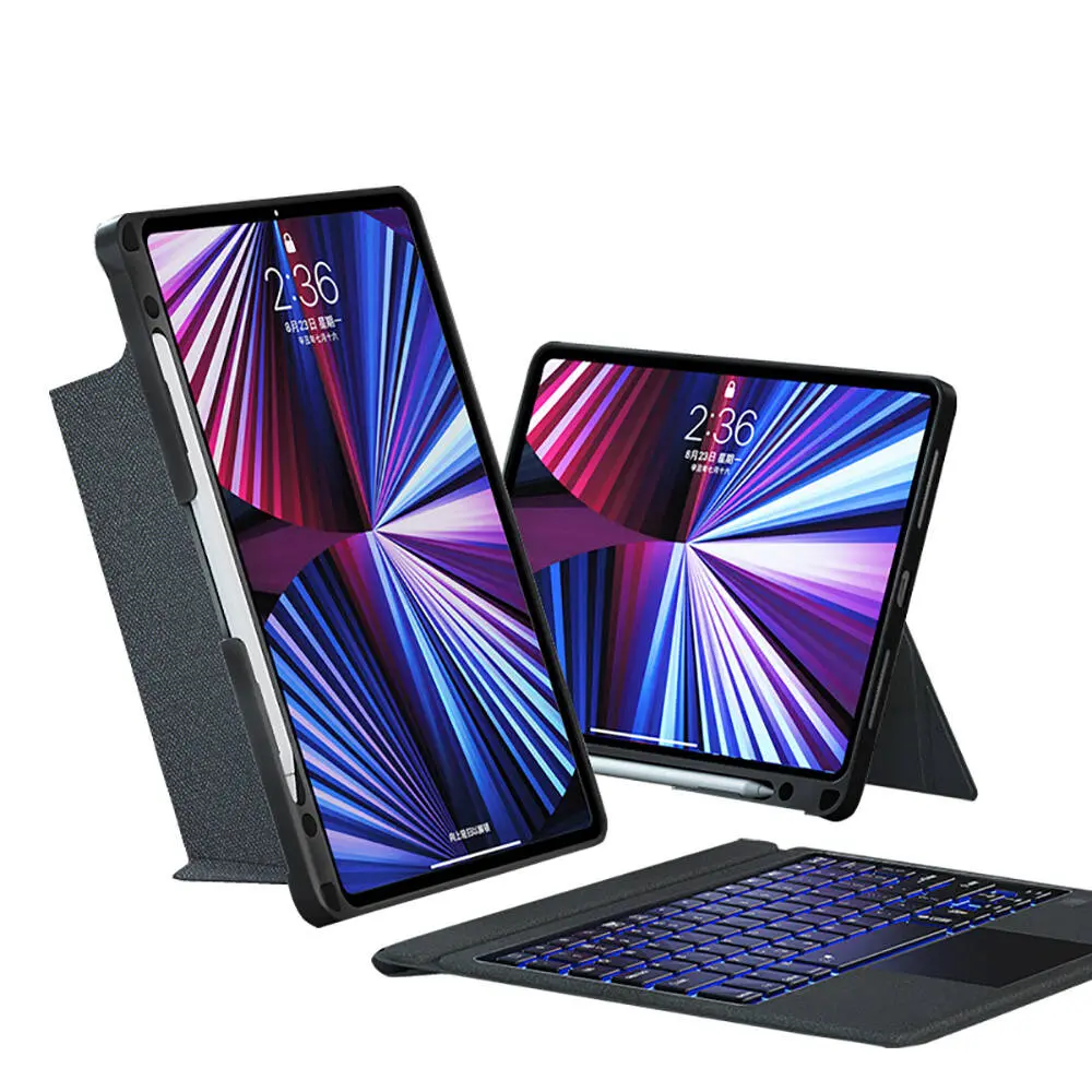 Apple iPad Pro 11 2025 M5 Wiwu Mag Touch Klavyeli Standlı Kılıf