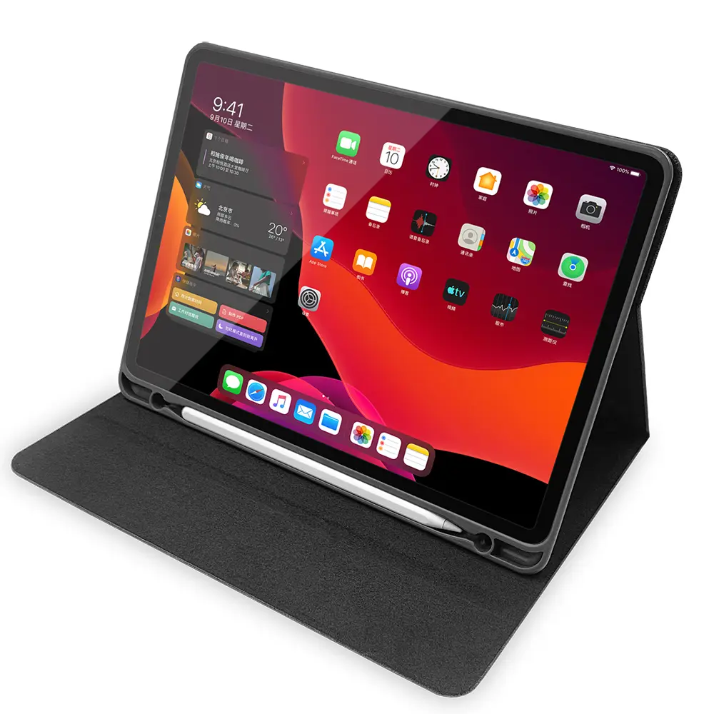 iPad Pro 12.9" (3. Nesil) Kalem Bölmeli Standlı Kılıf - Raptic Smartstyle