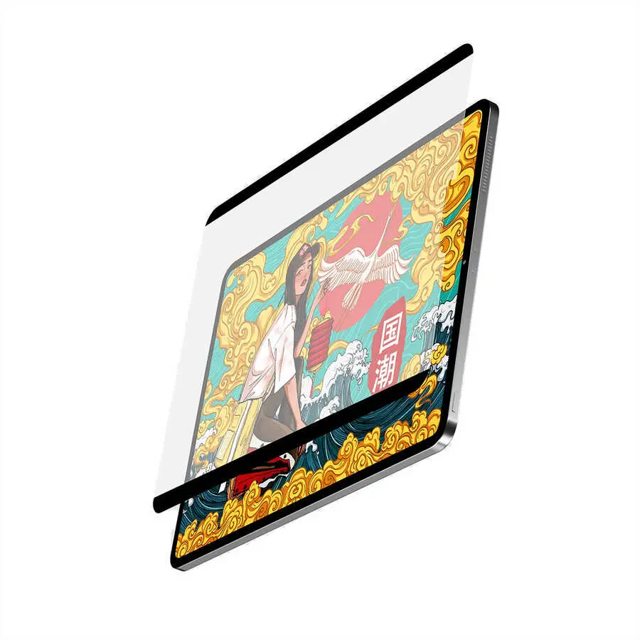 iPad Pro 12.9 inç (4. Nesil) Manyetik Çıkarılabilir Ekran Koruyucu - Wiwu