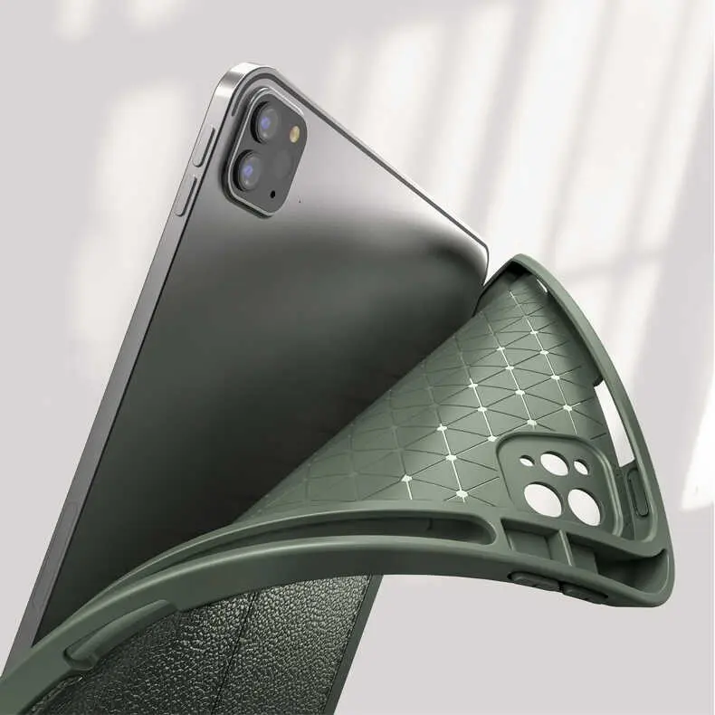 iPad Pro 12.9 2021 (5. Nesil) Tablet Kılıfı, Kalem Yerli - Wlons