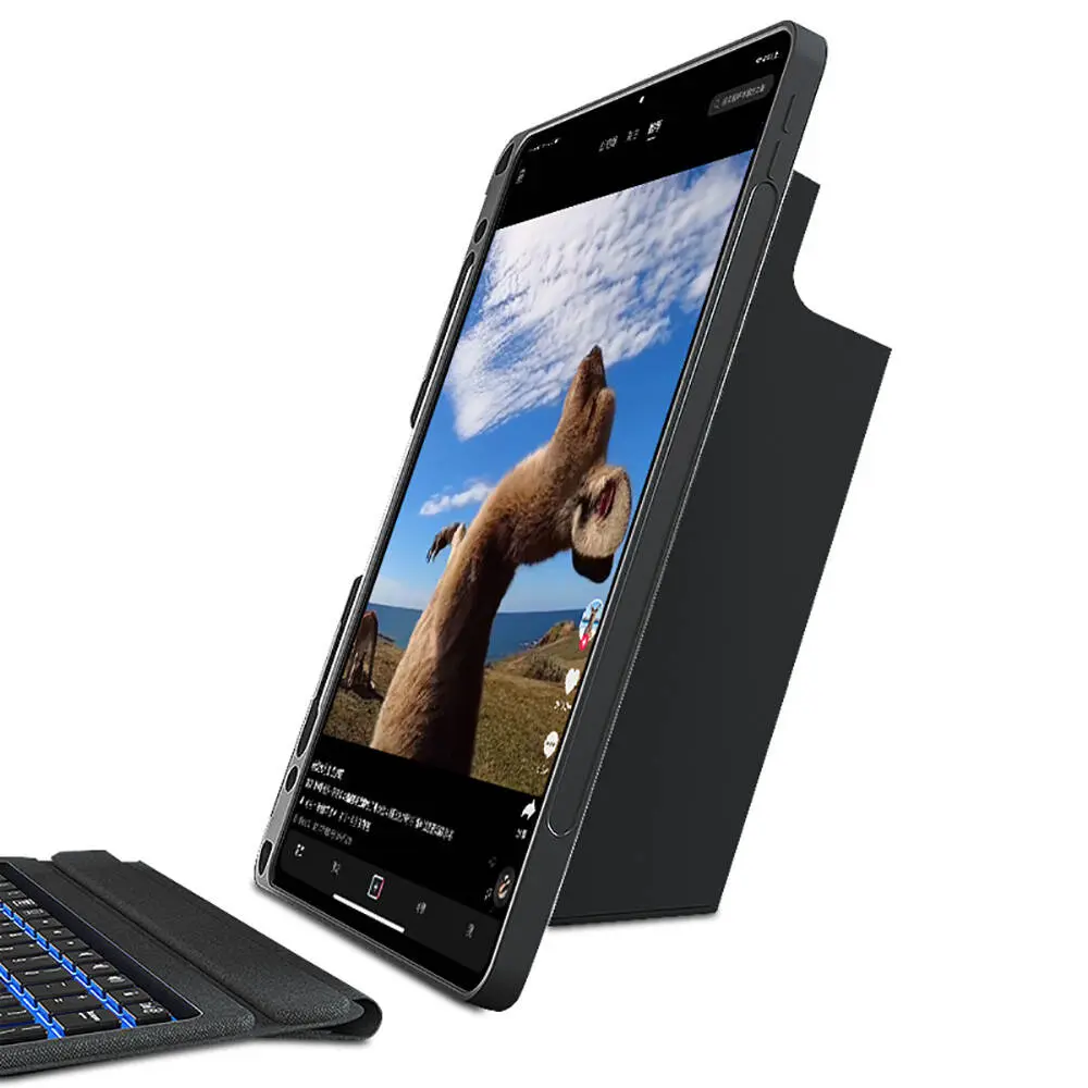 iPad Pro 13 inç (M4) Klavyeli Standlı Kılıf - Wiwu Mag Touch