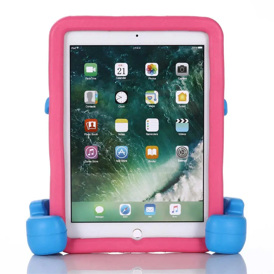 iPad Pro 9.7 inç Standlı Silikon Tablet Kılıfı - Zore Eva Boxer