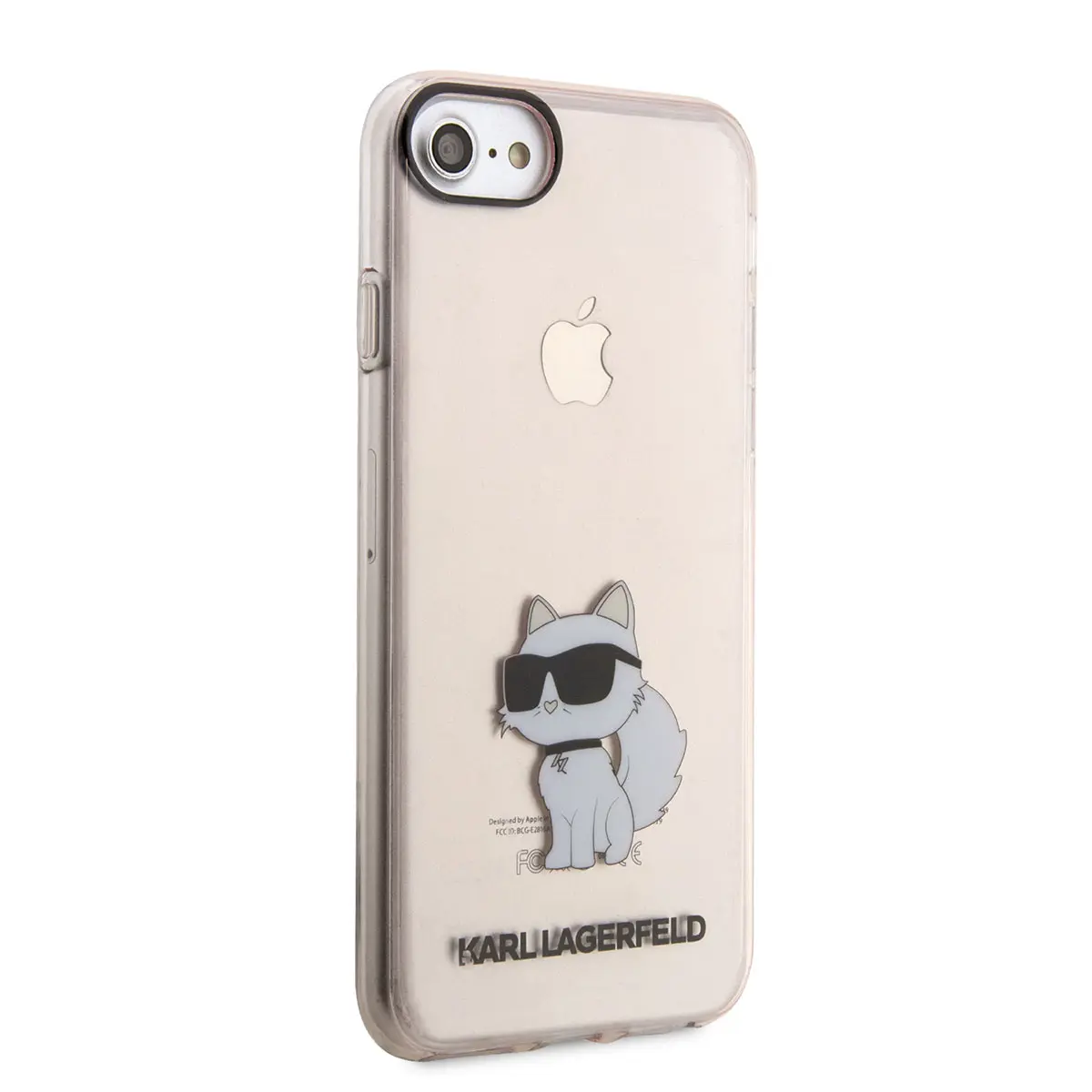iPhone 7 Şeffaf Kılıf, Choupette Desenli - Karl Lagerfeld