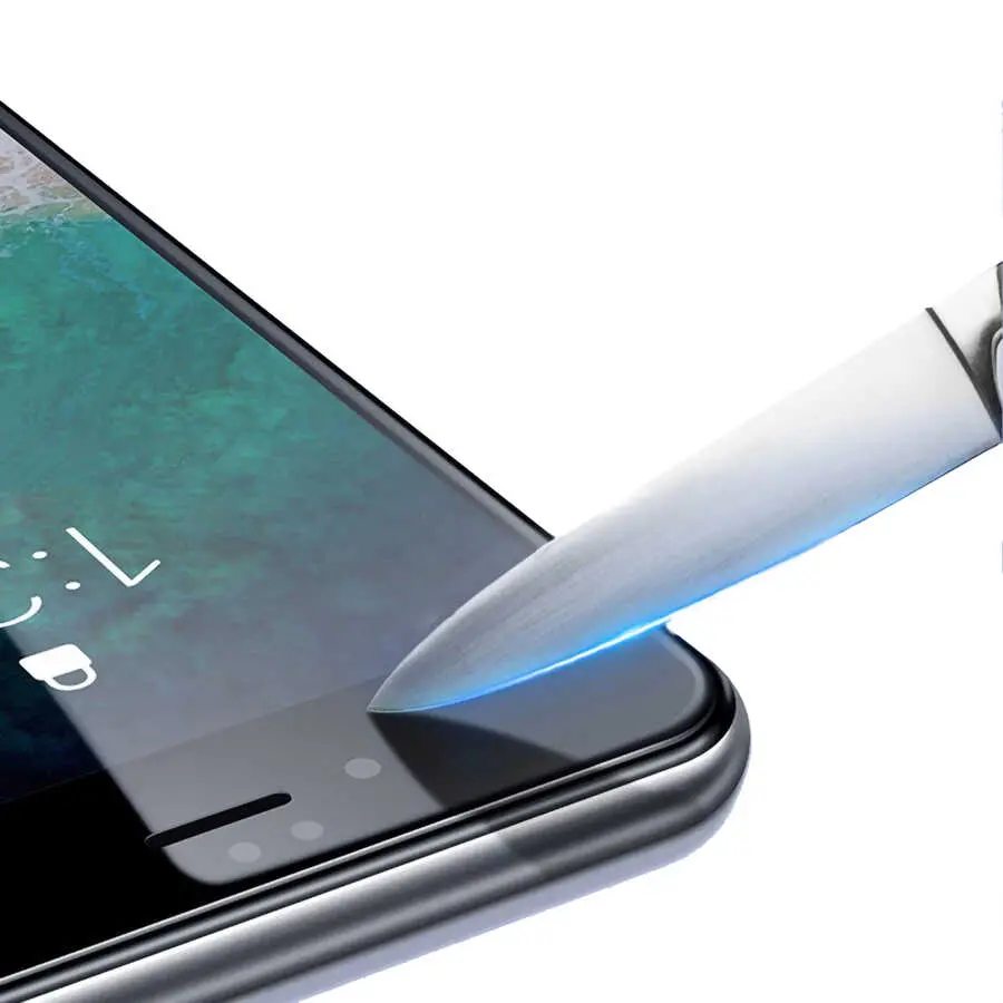 iPhone 7 Plus Seramik Ekran Koruyucu, 3D Kavisli - Davin