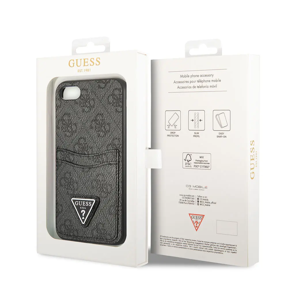 iPhone 8 Çift Kart Bölmeli Kapak - Guess