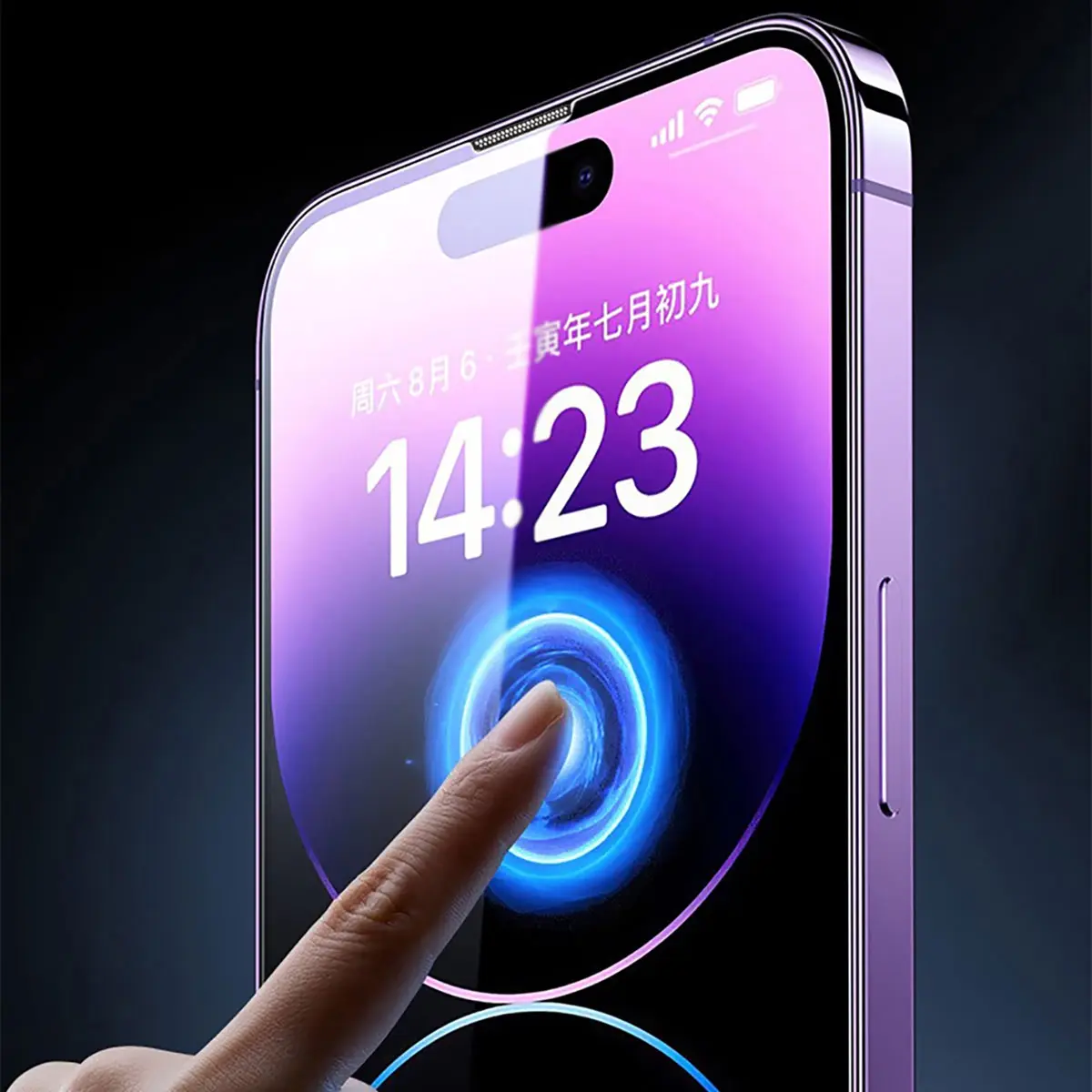iPhone 11 Mat Temperli Cam Ekran Koruyucu - Wiwu iVista Screen Matte