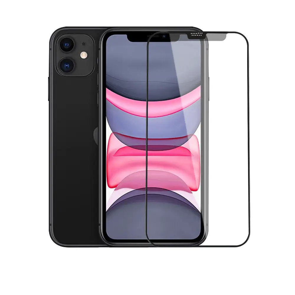 iPhone 11 Mat Temperli Cam Ekran Koruyucu - Wiwu iVista Screen Matte
