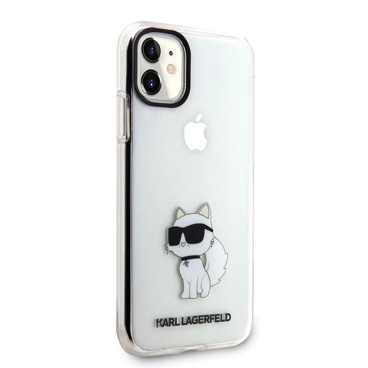 iPhone 11 Şeffaf Choupette Desenli Kılıf - Karl Lagerfeld