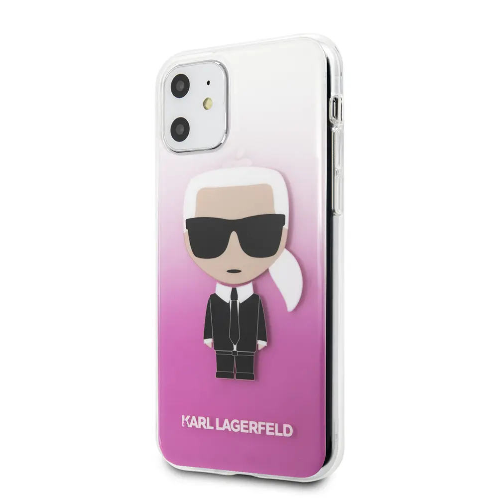 iPhone 11 Yarı Transparan Karl Dizayn Kılıf - Karl Lagerfeld