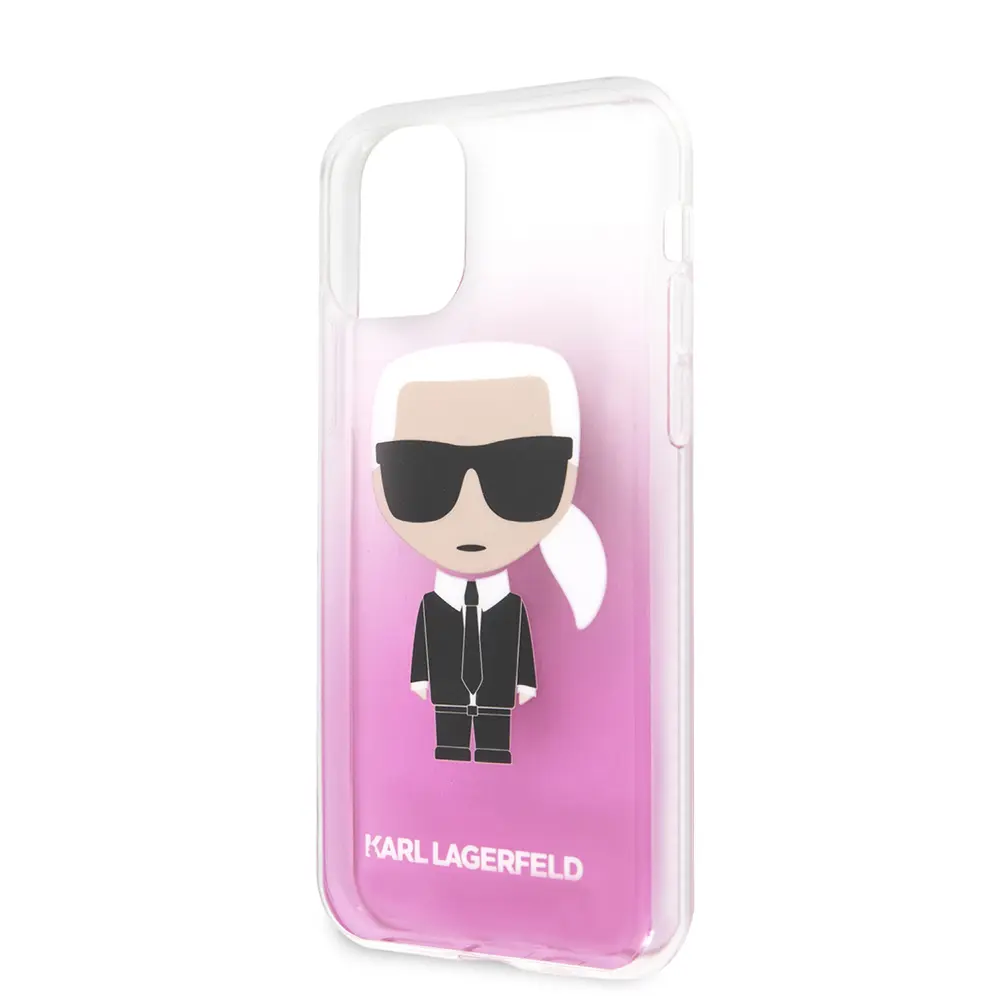 iPhone 11 Yarı Transparan Karl Dizayn Kılıf - Karl Lagerfeld