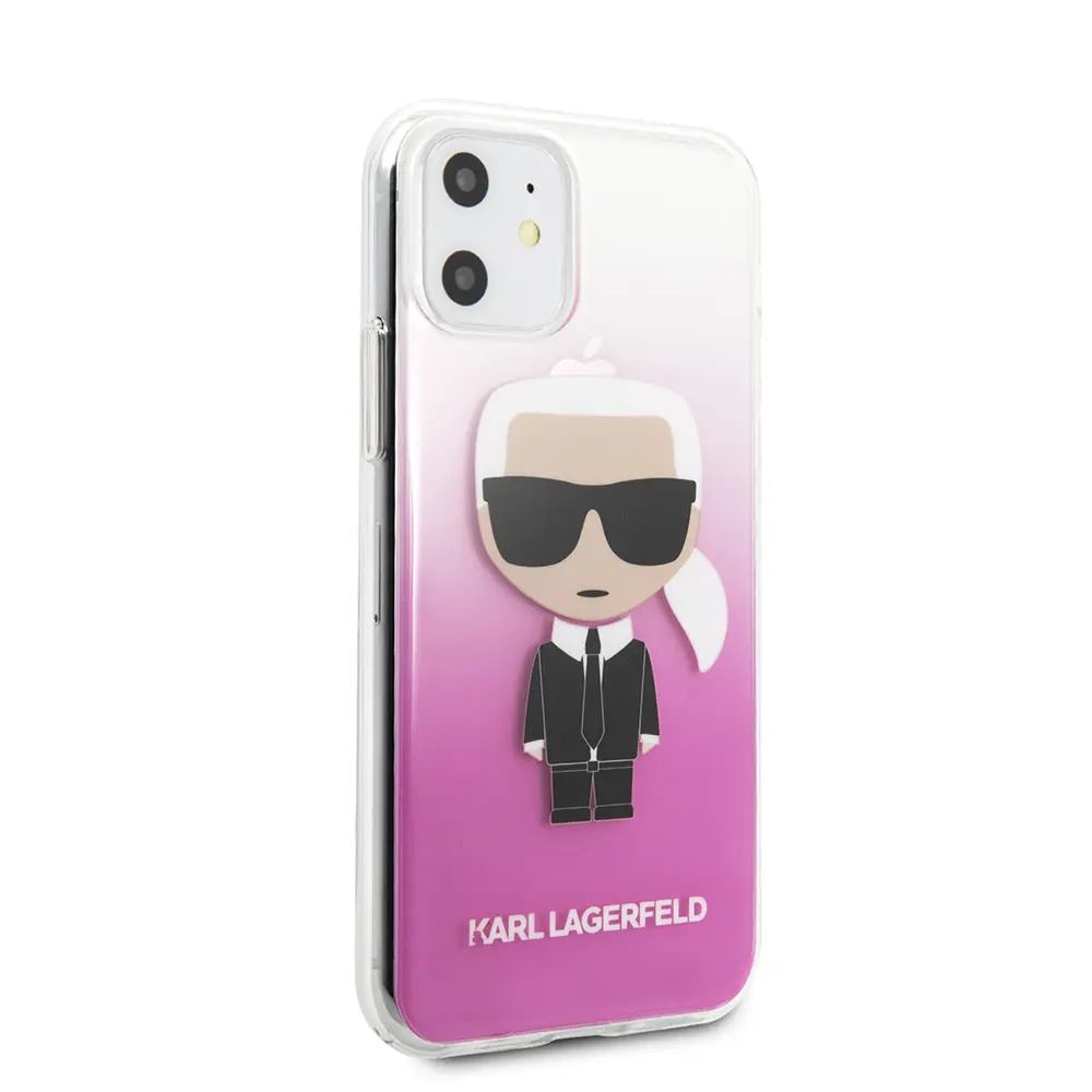 iPhone 11 Yarı Transparan Karl Dizayn Kılıf - Karl Lagerfeld