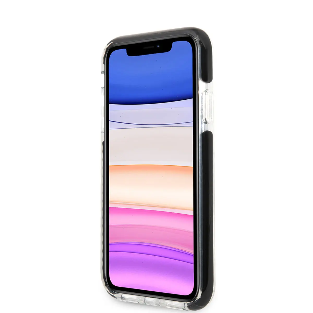 iPhone 11 Silikon Kılıf, Siyah Kenarlı K&C Tasarım - Karl Lagerfeld