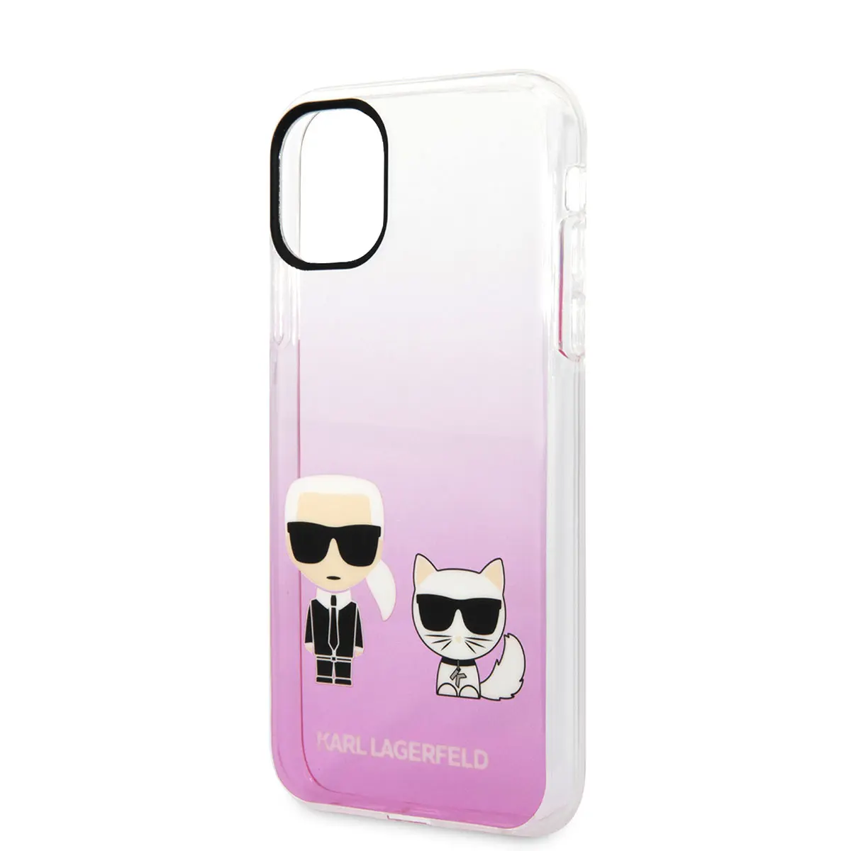 iPhone 11 Sert TPU Kılıf - Karl Lagerfeld K&C Tasarım