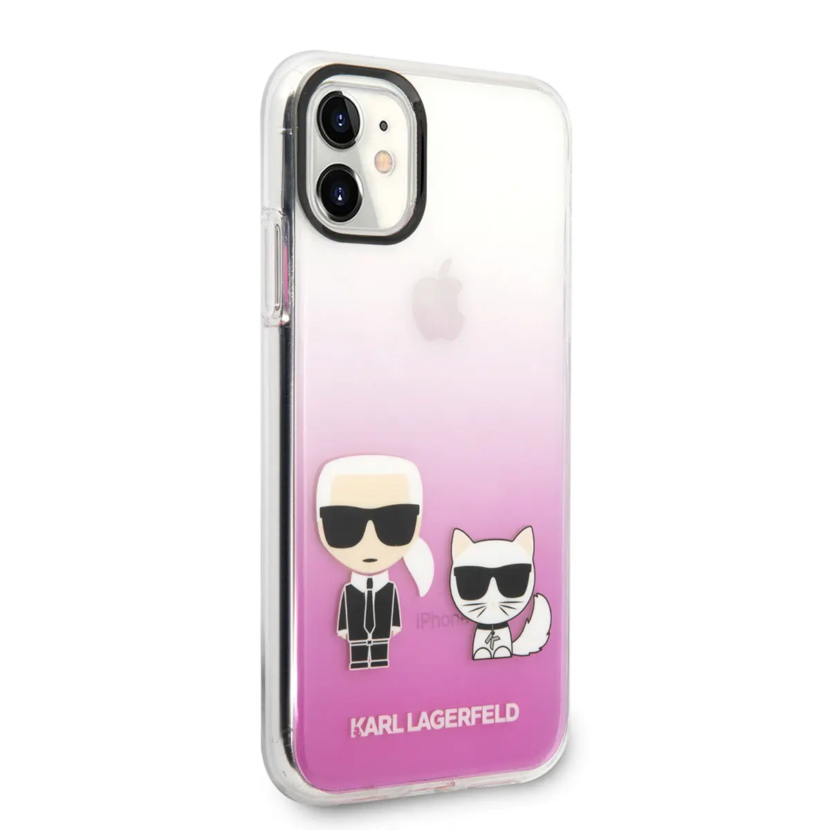 iPhone 11 Sert TPU Kılıf - Karl Lagerfeld K&C Tasarım