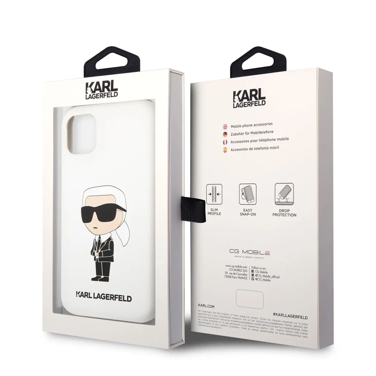 iPhone 11 Silikon Kılıf, Karl Lagerfeld Karl Dizayn Kapak