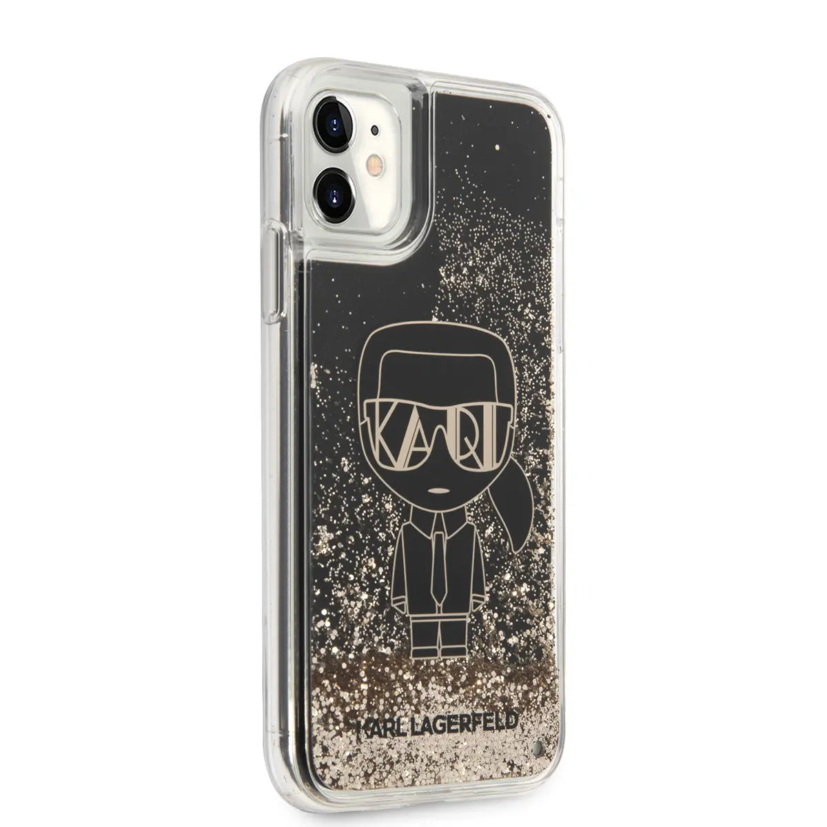 iPhone 11 Sıvılı Simli Gatsby Tasarım Kılıf - Karl Lagerfeld