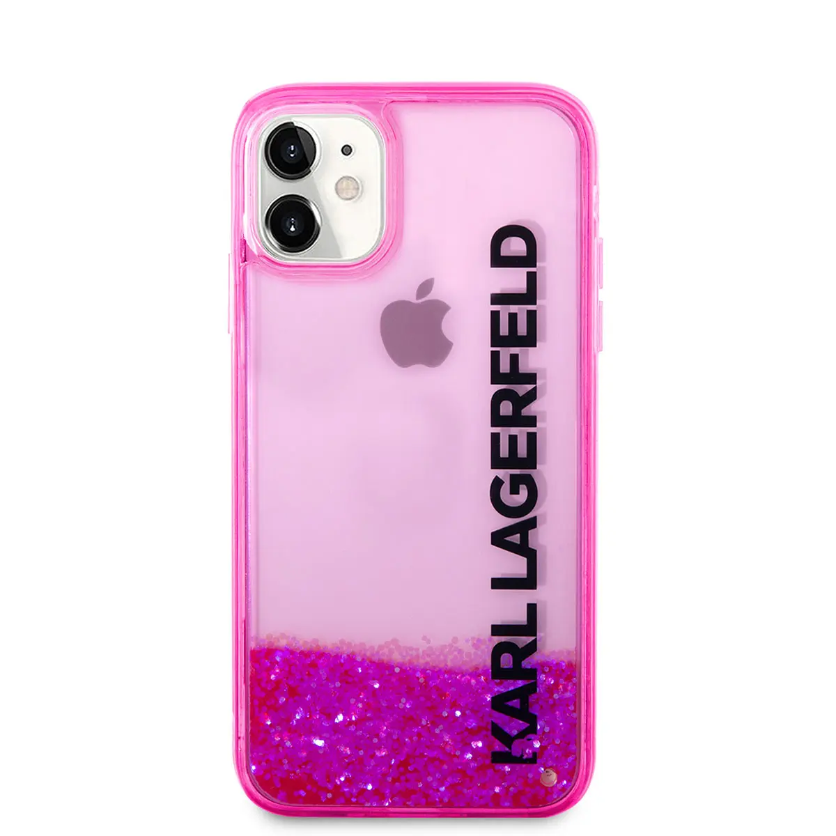 iPhone 11 Sıvılı Simli Elong Dizayn Kılıf - Karl Lagerfeld