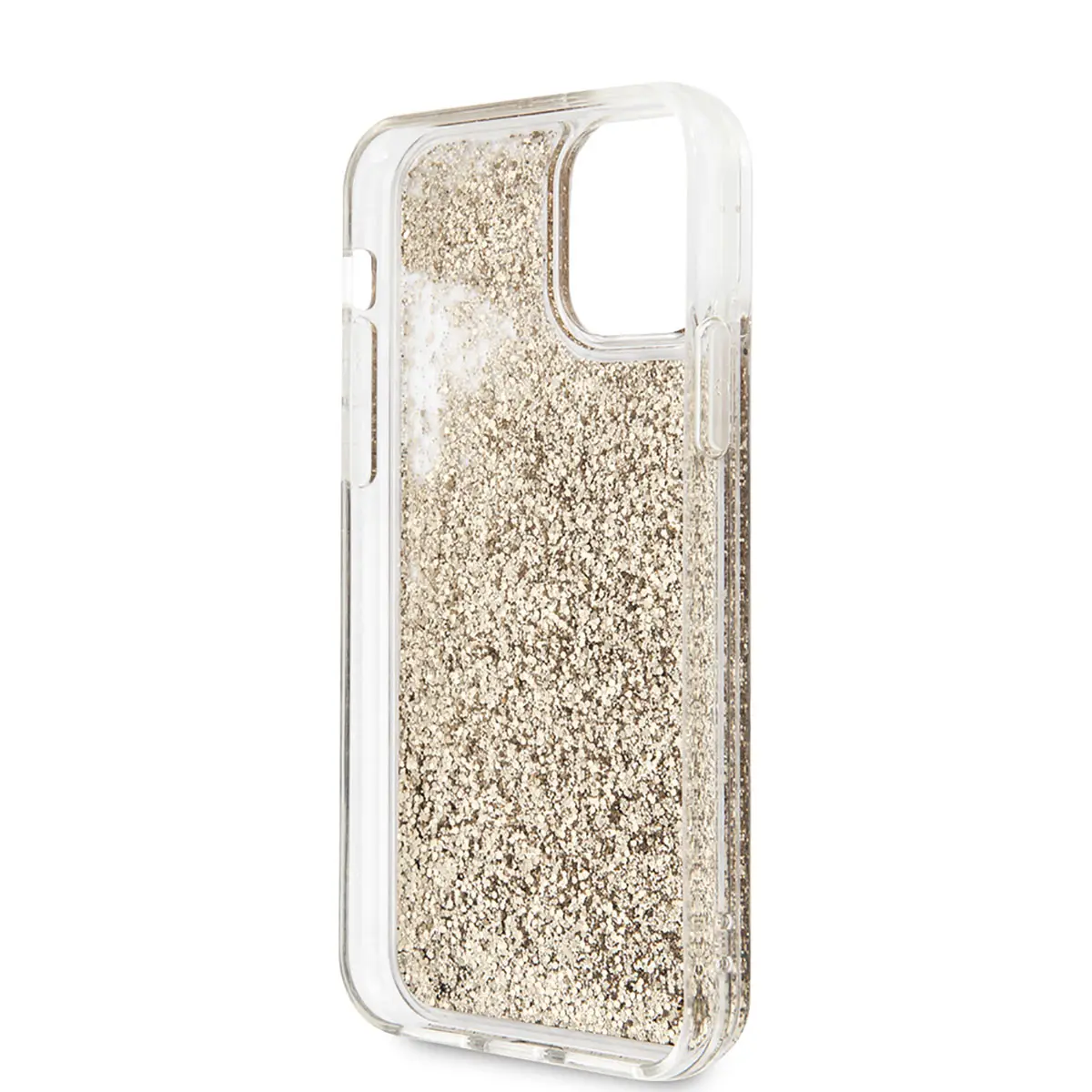 iPhone 11 Sıvılı Simli K&C Head Desenli Kılıf - Karl Lagerfeld
